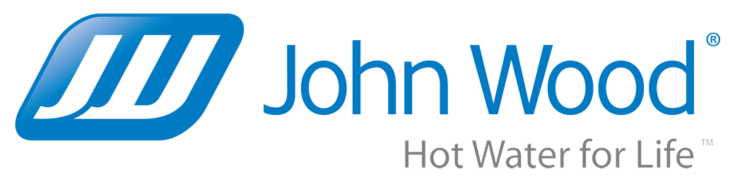 John Wood hot water heaters logo featured by Bucky's Water Heaters Now, Calgary’s trusted experts for installation and repairs
